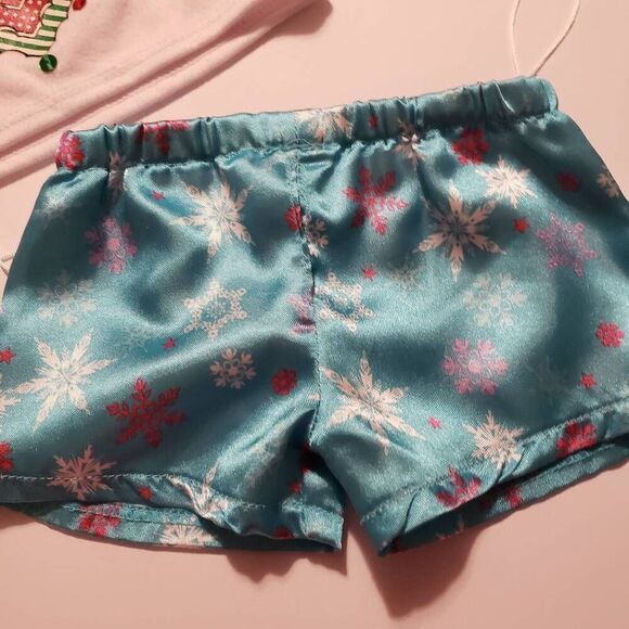 Build a Bear Christmas Tshirt and Shorts - Picture 2 of 6